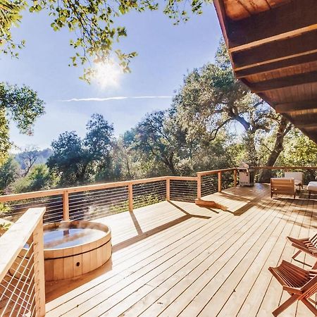 Hot Tub Disney Train Track In Julian Amazing Views Buitenkant foto