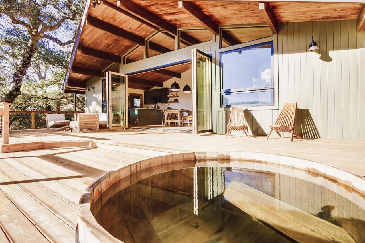 Hot Tub Disney Train Track In Julian Amazing Views Buitenkant foto